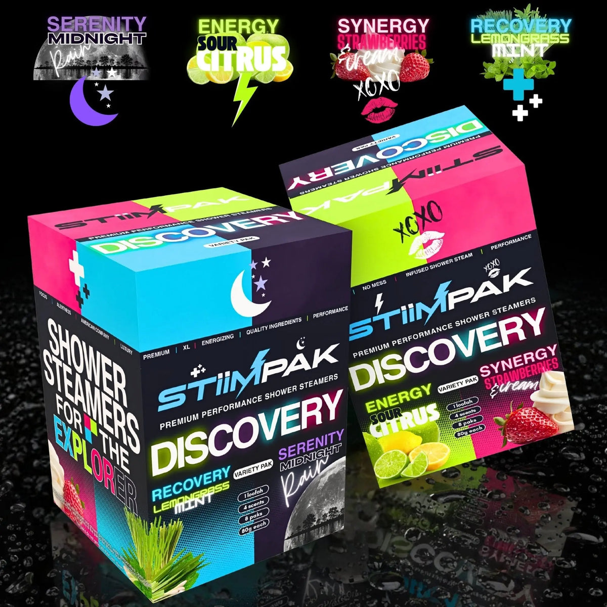 DISCOVERY: Variety Pack Shower Steamers - STiiMPAK