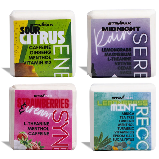 Variety of Stiimpak shower steamer scents