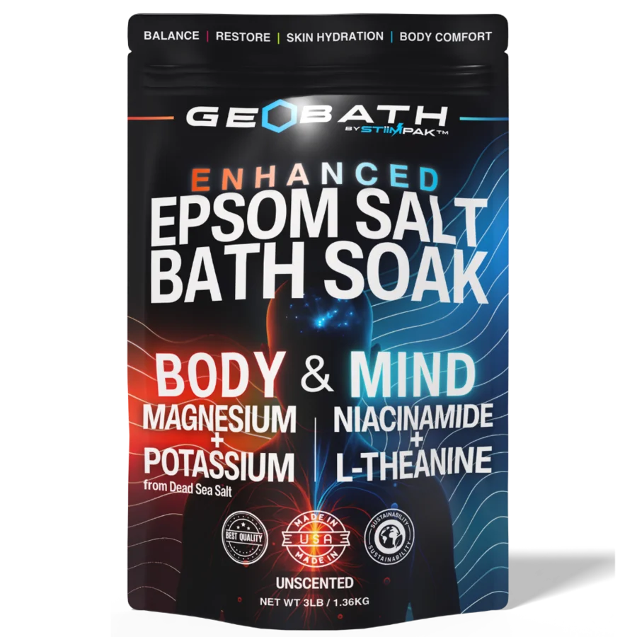 Geobath Enhanced Epsom Salt Bath Soak packaging