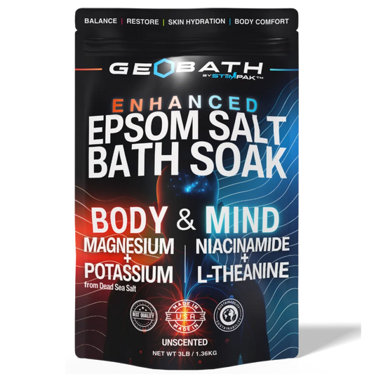 Geobath Enhanced Epsom Salt Bath Soak packaging