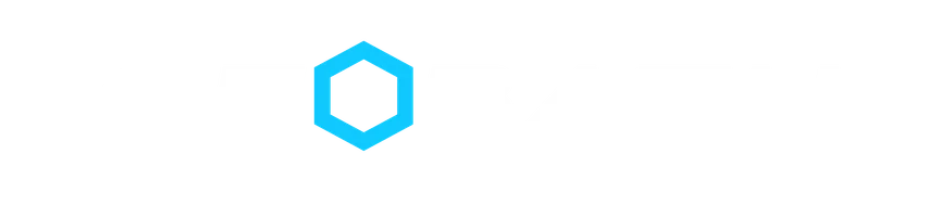 White and blue Geobath Logo