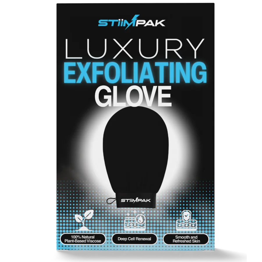 StiimPak Luxury Exfoliating Glove packaging