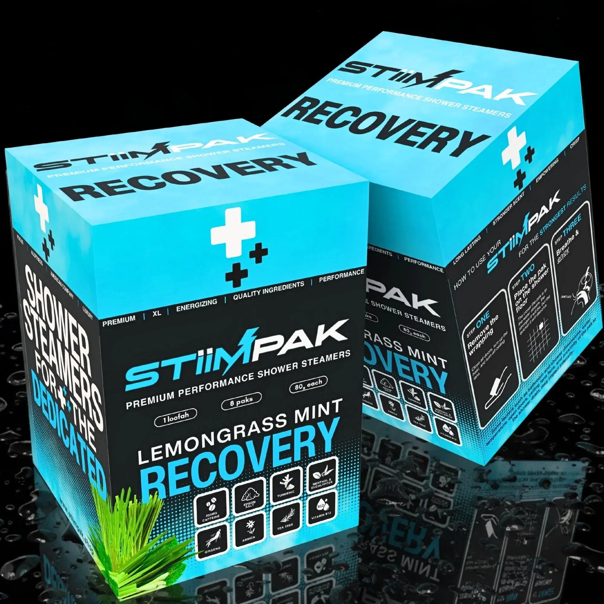 Recovery boxes front/back