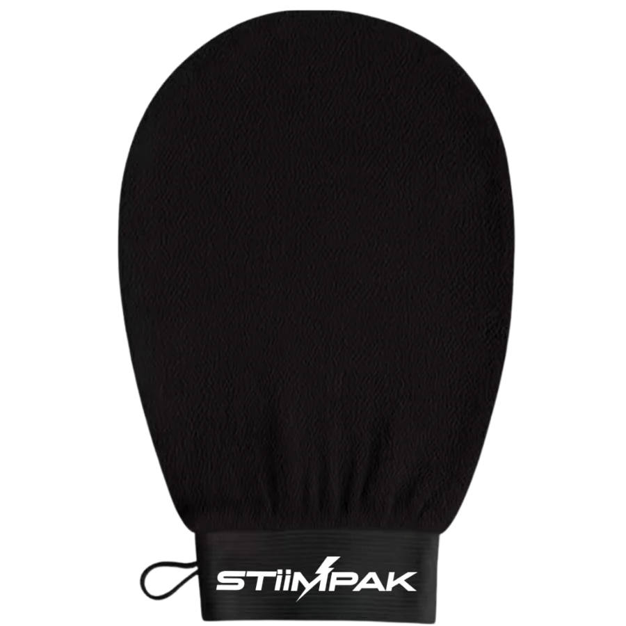 Black mitt with Stiimpak logo 