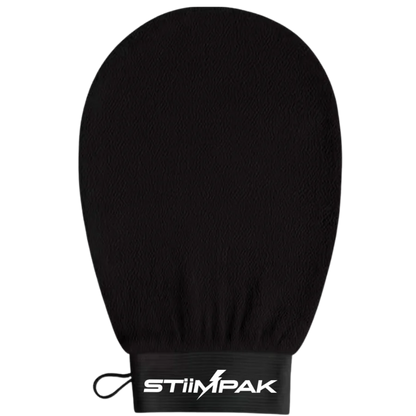 Black mitt with Stiimpak logo 