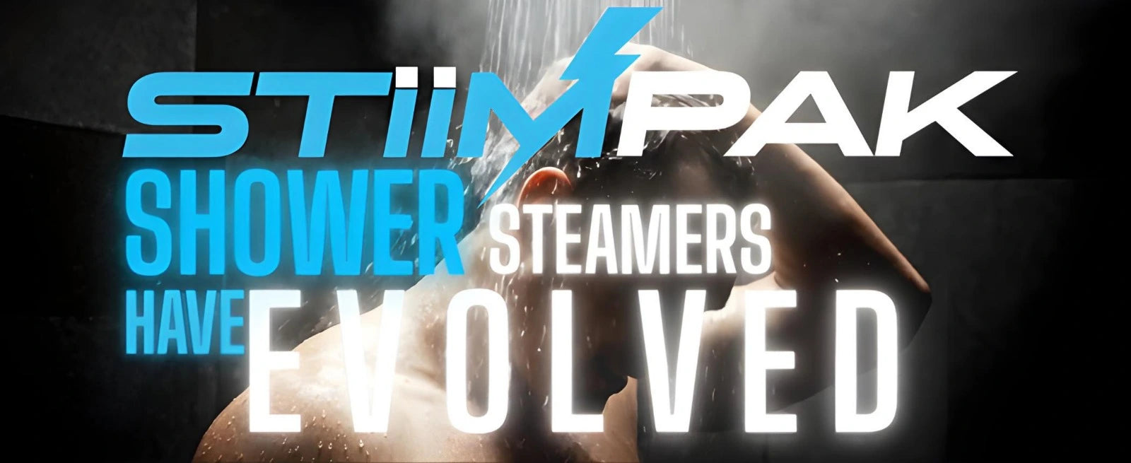 Load video: STiiMPAK Discovery Shower Steamer Ad. Man in shower, steamer dissolving under water